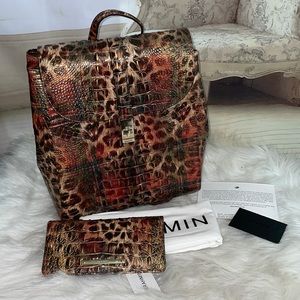 Brahmin Sadie Tartan Animal Melbourne Leather Backpack. SOLD OUT. FIRM PRICE